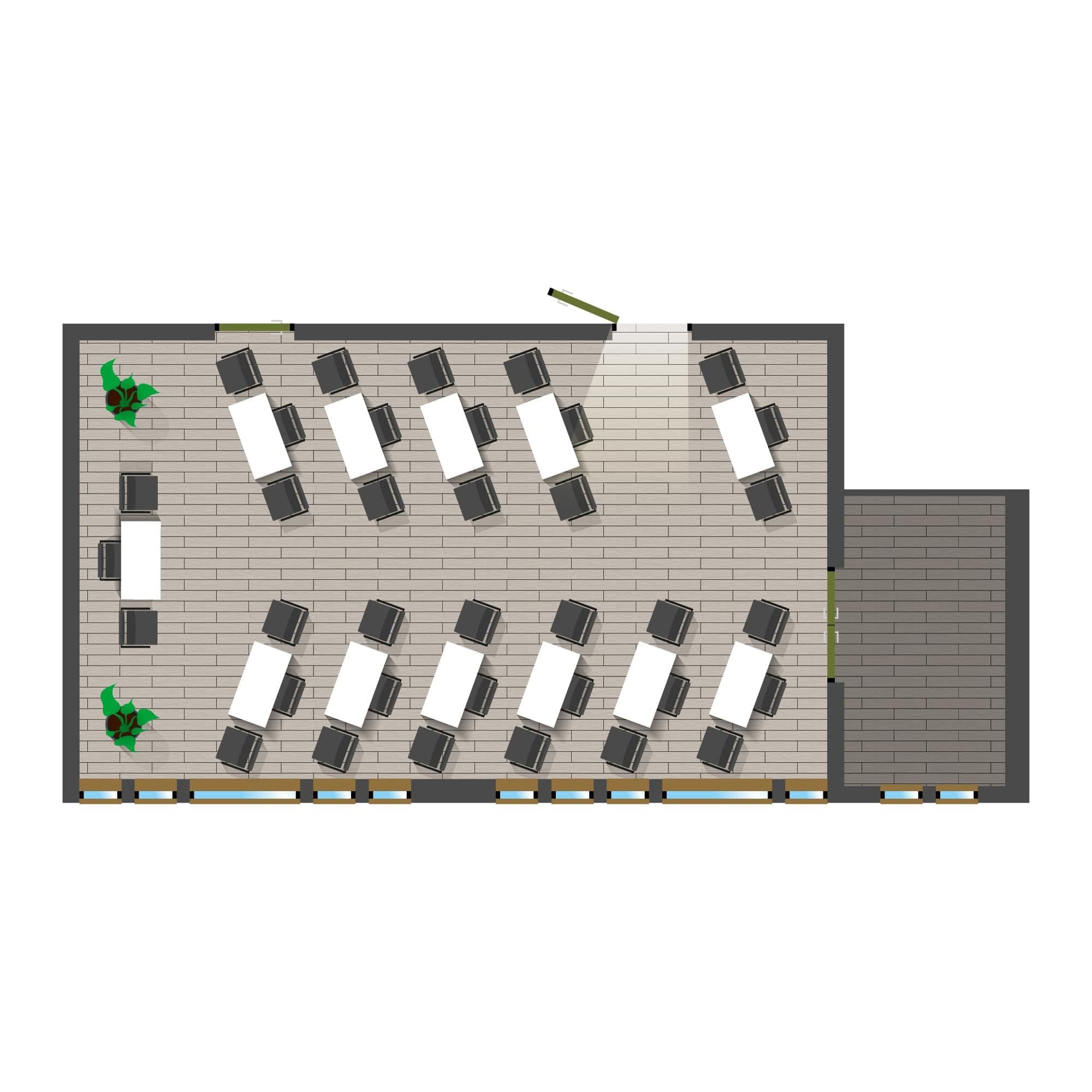 Zaal 3 van Tripodia