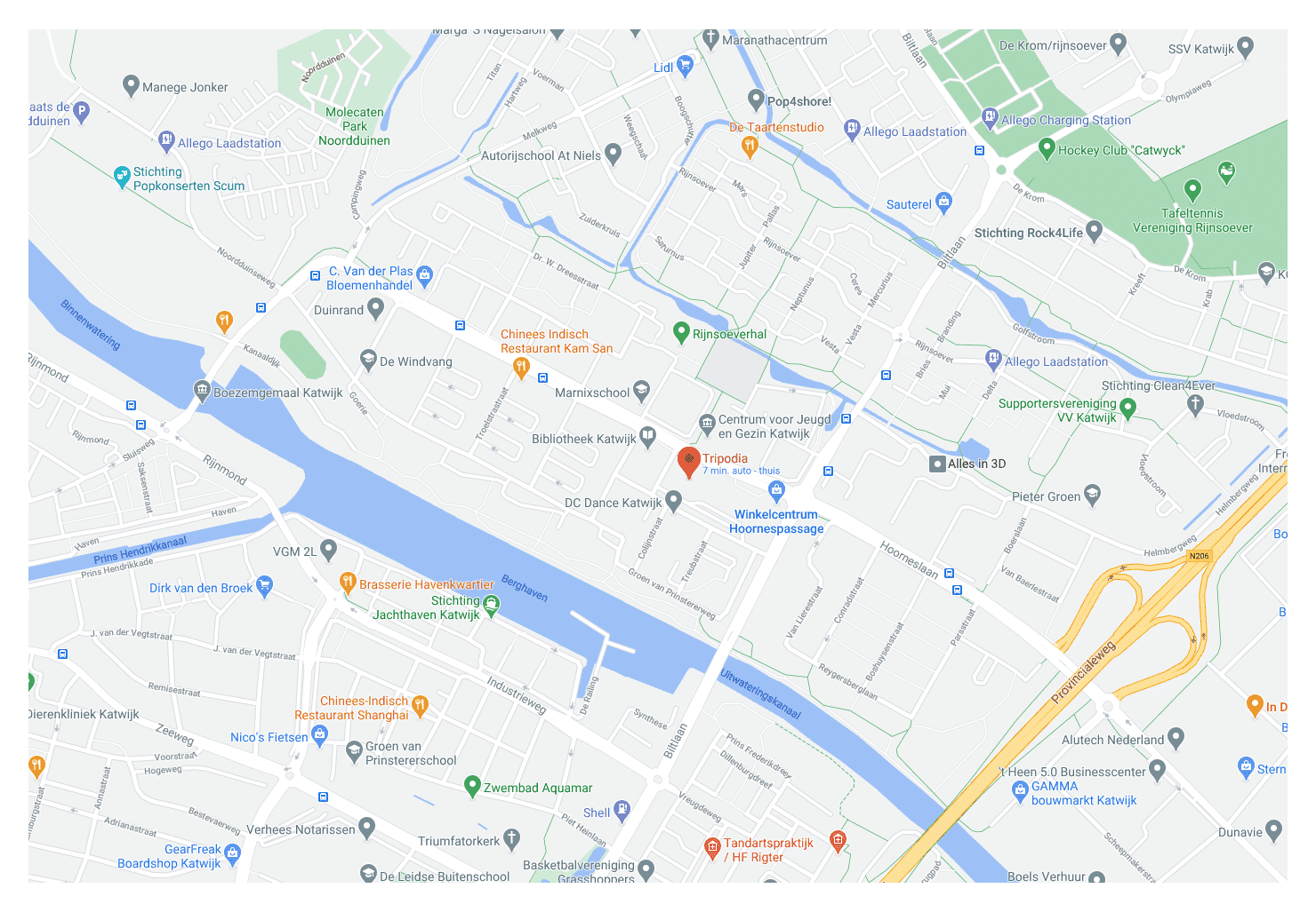 Locatie Tripodia