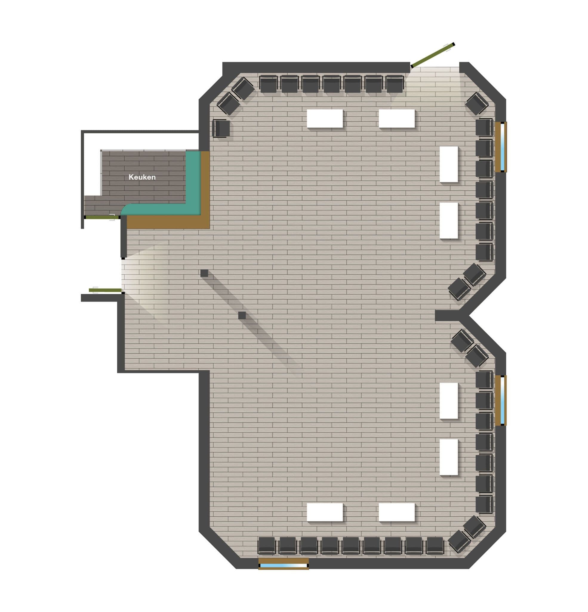 Zaal 2 van Tripodia